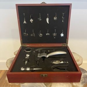 Wine Glass Charm Box | Wine Bottle Opener Party Box